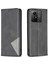 Xiaomi Için Redmi Note 12S 4g Birleştirme Stili Telefon Kılıfı Baskılı Hat Stand Kartı Tutucu Deri Kapak Black (Yurt Dışından) 1