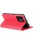 Xiaomi Redmi Için Note 12 5g (Hindistan)/poco X5 5g Karşıtı Kara Izi Dokusu Şok Geçirmez Telefon Stand Pu Deri Manyetik Oto Absorbed Folio Flip Cüzdan Kapak-Kırmızı (Yurt Dışından) 4
