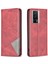 Xiaomi Poco F5 Pro 5g/redmi K60 Pro 5G/K60 5g Baskı Deseni Ekleme Tasarım Kapağı Kart Yuvaları Pu Deri+Tpu Cep Telefonu Stand Kabuk-Kırmızı (Yurt Dışından) 1