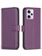 Xiaomi Redmi Için Note 12 Pro 5g/12 Pro Speed ​​5g/poco X5 Pro 5g Deri Telefon Kılıfı BF17 Stand Cüzdan Kapak-Dark Mor (Yurt Dışından) 1