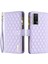 Xiaomi Poco F5 Pro 5g/redmi K60 Pro 5G/K60 5g Fermuar Cep Pu Deri Deri Cüzdan Kılıf Stand Kapağı Strap-Purple ile (Yurt Dışından) 1