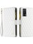 Xiaomi Poco F5 Pro 5g/redmi K60 Pro 5G/K60 5g Fermuar Cep Pu Deri Deri Cüzdan Kılıf Stand Kapağı Strap-White (Yurt Dışından) 1
