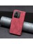 Xiaomi Için BF05 Redmi Not 12S 4g Toz Geçirmez Pu Deri Telefon Kılıfı Stand Baskılı Cüzdan Kapak-Kırmızı (Yurt Dışından) 5