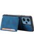Xiaomi Redmi Için Rfıd Engelleme Telefon Kılıfı Not 12 Pro 5g/not 12 Pro Speed ​​5g/poco X5 Pro 5g, Deri Kaplamalı Tpu Cüzdan Kickstand Cover-Blue (Yurt Dışından) 3