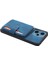 Xiaomi Redmi Için Rfıd Engelleme Telefon Kılıfı Not 12 Pro 5g/not 12 Pro Speed ​​5g/poco X5 Pro 5g, Deri Kaplamalı Tpu Cüzdan Kickstand Cover-Blue (Yurt Dışından) 5