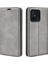 Xiaomi Redmi Için 12C 4g Manyetik Cep Telefonu Kapak Stand Standı Cüzdan Cilt Dostu Anti-Fall Deri Telefon Kılıf Grey (Yurt Dışından) 2