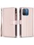Xiaomi Redmi Için BF19 12C 4g Pu Deri Deri Cüzdan Fermuarlı Telefon Kılıfı Stand Telefon Kapak Çizgi Altın (Yurt Dışından) 1