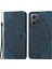 Xiaomi Için Redmi Note 12 4g Pu Deri Mandala Çiçeği Baskılı Telefon Kılıfı Cüzdan Stand Flip Cover-Blue (Yurt Dışından) 2