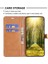 Xiaomi Için 13 Lite/civi 2 5g Kot Boya Bez Ekleme Pu Deri Cüzdan Kapağı Kapak Önleme Karşıtı Flip Standı Telefon Kasa-Kırmızısı (Yurt Dışından) 3