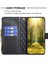 Xiaomi Redmi Için Not 12S 4g Zipper Cep Deri Cüzdan Telefon Flip Case Stand Black-Black (Yurt Dışından) 3