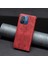 Xiaomi Redmi Için Telefon Kılıfı 12C 4g Flip Deri Kılıf Kart Yuvaları Cep Telefonu Stand Kapak-Kırmızı (Yurt Dışından) 5