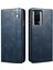 Xiaomi Poco F5 Pro 5g/redmi K60 Pro 5G/K60 5g Mumsu Çılgın At Doku Doku Koruyucu Pu Deri Folyo Flip Telefon Kapak-Mavi (Yurt Dışından) 2