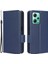 Xiaomi Redmi Için Note 12 5g (Global)/(Hindistan)/(Çin)/poco X5 5g Litchi Doku Pu Deri Flip Telefon Kılıfı Şok Geçirmez Manyetik Görünüm Stand Cüzdan Kapağı Strap-Dark Mavi (Yurt Dışından) 1