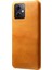 Xiaomi Redmi Için Koruyucu Telefon Kapağı Not 12 5g (Global)/(Hindistan)/(Çin)/poco X5 5g, Pu Deri Kaplamalı Pc Buzağı Dokulu Telefon Vaka-Orange (Yurt Dışından) 2