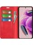 Xiaomi Redmi Için Stand Kapağı Not 12S 4g, Cilt Touch Flip Kılıf Pu Deri Cüzdan Akıllı Telefon Kabuk-Kırmızı (Yurt Dışından) 1