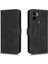 Xiaomi Için Redmi A1+ 4g/a2+ 4g/poco C50 4g Cilt Touch Hissed Cüzdan Stand Telefon Kılıfı Foli Flip Pu Deri+ Tpu Cover-Black (Yurt Dışından) 2