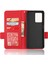Xiaomi Redmi Için Note 12 5g (Global)/(Hindistan)/(Çin)/poco X5 5g Litchi Doku Pu Deri Flip Telefon Kılıfı Şok Geçirmez Manyetik Görünüm Stand Cüzdan Kapağı Strap-Red ile (Yurt Dışından) 5