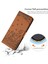Xiaomi Redmi Için Note 12 Pro 5g/12 Pro Speed ​​5g/poco X5 Pro 5g Baskılı Pu Deri Telefon Kılıfı Stand Kapağı Strap-Brown (Yurt Dışından) 5