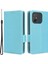 Xiaomi Redmi Için 12C 4G/11A 4g/poco C55 4g Cüzdan Telefon Stand Kapağı Litchi Doku Pu Deri Çift Manyetik Koşu Kılıf Baby Mavi (Yurt Dışından) 1