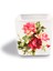 DEKORATİF BUZLU CAM MUMLUK VİNTAGE GÜLLÜ DESEN 8X8 CM (2 Adet) 1