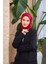 Kazayağı Jakarlı Eşarp Bordo 9901-12 1