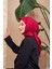 Kazayağı Jakarlı Eşarp Bordo 9901-12 3