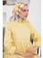 Relax Geometrik Ala Soft Eşarp Saman Sarısı 1139-05 3