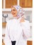 Nature Zebra Soft Eşarp Beyaz Turuncu 1141-11 2