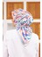 Nature Zebra Soft Eşarp Beyaz Lacivert 1141-16 4