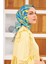 Nature Zebra Soft Eşarp Gök Mavi 1141-05 3