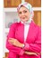 Nature Zebra Soft Eşarp Yeşil Koyu Pembe 1141-19 1