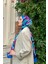 Nature Lilyum Soft Şal Mavi 3036-02 2