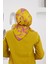 Relax Geometrik Line Soft Eşarp Turuncu Sarı 1145-08 3