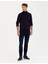 Erkek Mor Slim Fit Balıkçı Yaka Yün Karışımlı Basic Triko Kazak 50270052-VR038 4