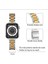 Apple Watch 38 40 41 mm Zarif Şık Tasarım Ince Paslanmaz Ayarlanabilir Metal Kordon 4