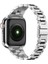 Apple Watch 38/40/41 mm (Seri 10 42mm) 9 8 7 Se 6 5 4 3 2 1 Paslanmaz Çelik Zarif Slim Ayarlanabilir Kordon 2