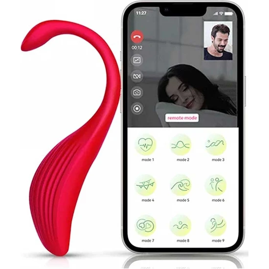 Cupidon Cupide Telefon Kontrollü Flamingo Şarjlı Su Geçirmez Teknolojik Vibratör