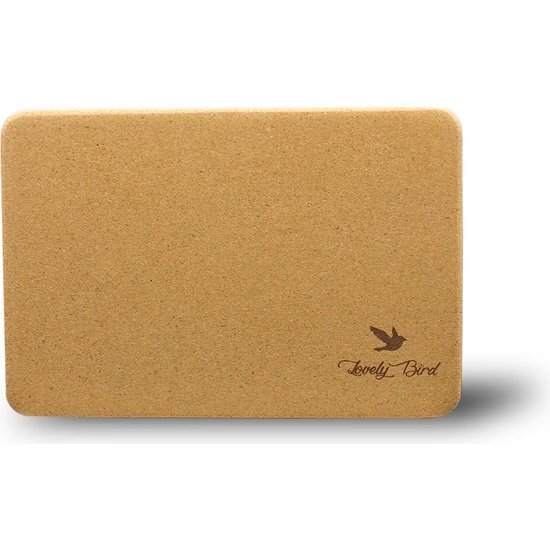 Lovelybird Mantar Yoga Blok 800 gr 7,5x15x23 cm Cork Block