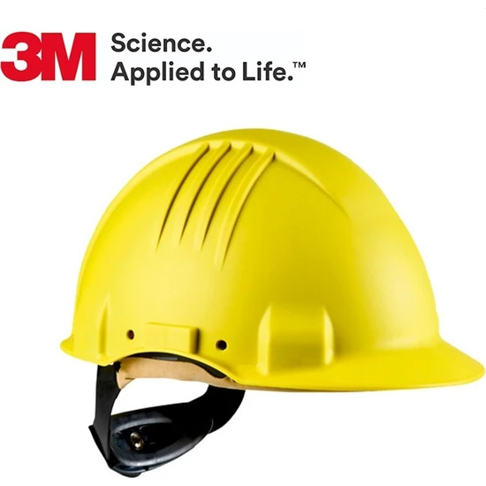 3M 3m™ G3501 Baret 150 °c 'ye Kadar Yüksek Sıcaklığa Dayanıklı - (Sarı)