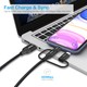 Choetech 3in1 Lightning + Usb-C + Micro USB Hızlı Şarj ve Data Kablosu-Mfı Lisanslı IP0030