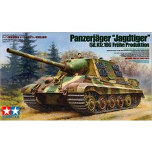 Tamiya 1/35 German Jagdtiger Early Production Plastik Tank Maket Kiti, Demonte Hobi Seti