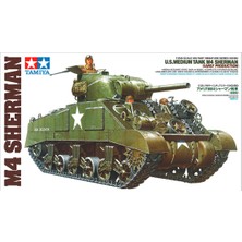 Tamiya 1/35 Us. M4 Sherman Early Production Plastik Tank Maket Kiti, Demonte Hobi Seti