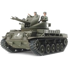 Tamiya 1/35 Us. Army M42 Duster With 3 Figures Plastik Tank Maket Kiti, Demonte Hobi Seti