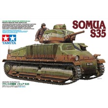 Tamiya 1/35 French Somua S35 Plastik Tank Maket Kiti