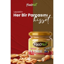 FoodNut Parçacıklı Fıstık Ezmesi - Doğal Şekerli 350 gr Parçacıklı Yer Fıstığı Ezmesi