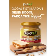 FoodNut Parçacıklı Fıstık Ezmesi - Doğal Şekerli 350 gr Parçacıklı Yer Fıstığı Ezmesi