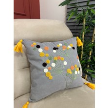 En Gözde Home Punch Nakışlı Kırlent Kılıfı