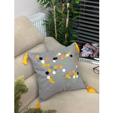 En Gözde Home Punch Nakışlı Kırlent Kılıfı
