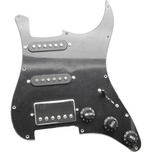 Kozoza Elektro Gitar Pickguard Ssh Pikap Kablolu Scratch Plaka Humbucker ile Siyah (Yurt Dışından)