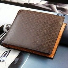 Guangdong Spirit Microgood Erkek Moda Suni Deri Cep Cüzdan Debriyaj Kımlık Kredi Kartı Tutucu Bifold Çanta (Yurt Dışından)